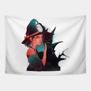 Halloween night Tapestry