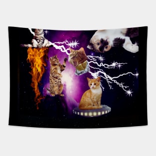 Cats In Space Tapestry