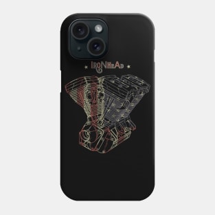 Classic_American_Motorcycle_Iron Phone Case