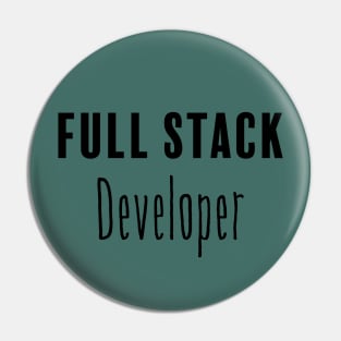 Full Stack Developer Pin