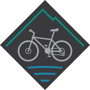 Mountain Bike Outdoor Cycling Logo Magnet