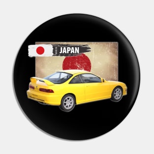 Yellow Acura Integra 1999 05 Pin