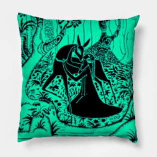 The Fey Queen With Deer Pillow