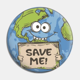 Save the Planet - Earth Day Pin