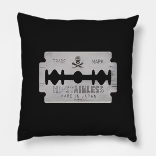 Vintage Razor Blade Retro Music Punk Classic Pillow