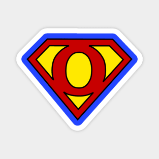 Superhero Symbol Letter O Magnet