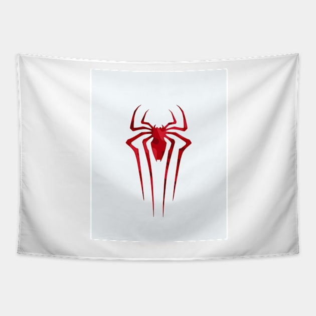 White Spider Red Camo - Best Selling Tapestry by bayamba