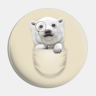 POCKET POLAR BEAR Pin