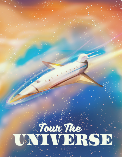 Tour The universe Magnet