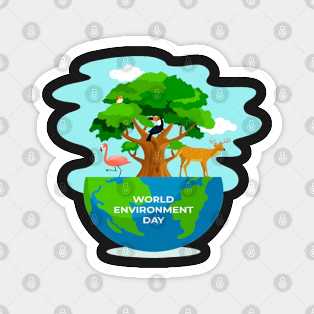 earth day t-shirt Gift 50th anniversary Magnet by kedesign1