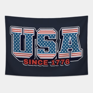 july 4th Usa since 1776 Tapestry