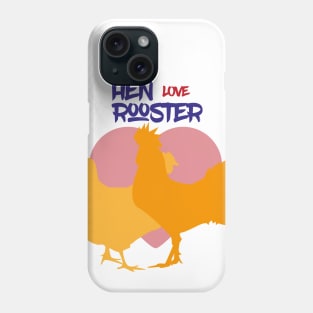 Hen Love Rooster Phone Case