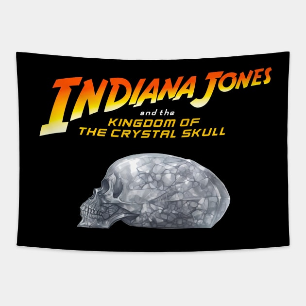 Indiana Jones - Crystal Skull Tapestry by Buff Geeks Art