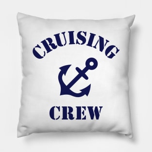 Cruising Crew (Crew Complement / Anchor / Navy) Pillow