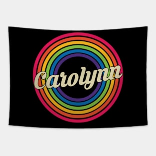 Carolyn - Retro Rainbow Style Tapestry