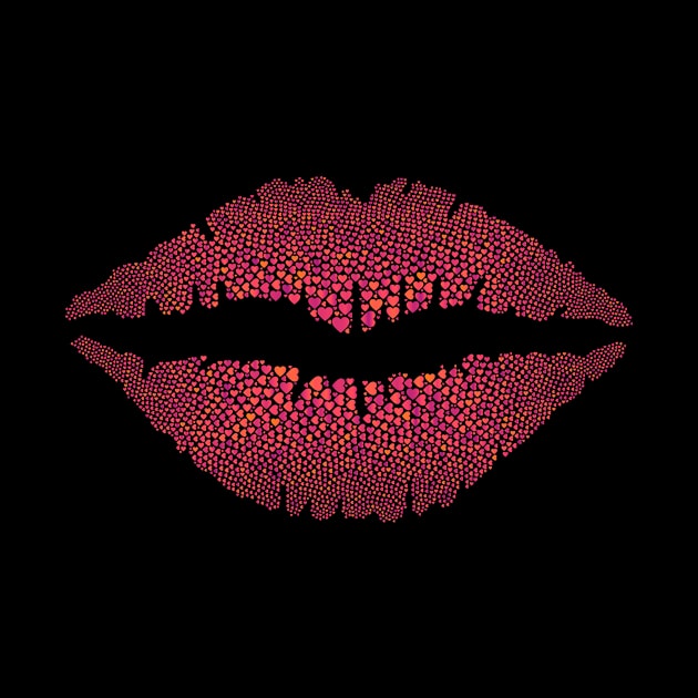 Purple Heart Lips by LAvision