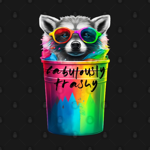 Rainbow Rascal: Fabulously Trashy Design by zoocostudio