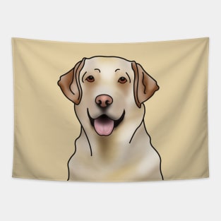 Labrador Retriever Dog Portrait Tapestry