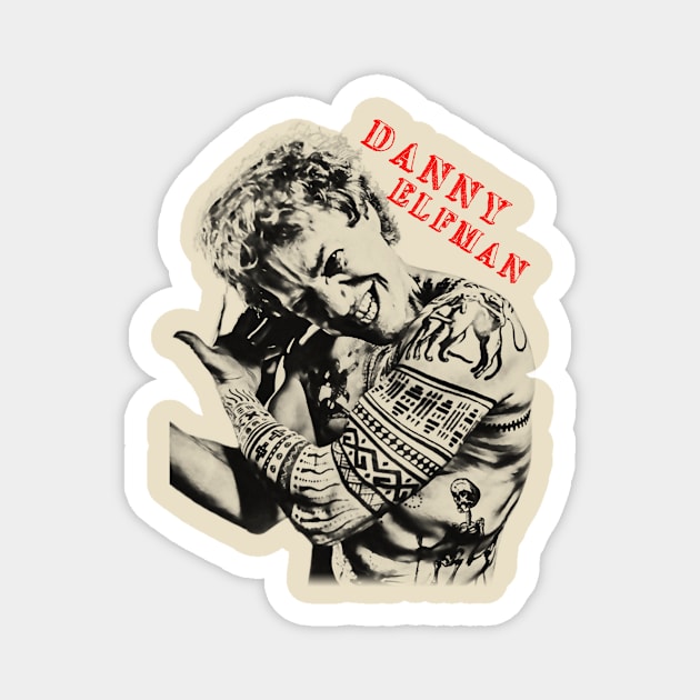 danny elfman art visual Magnet by Papa Lauren