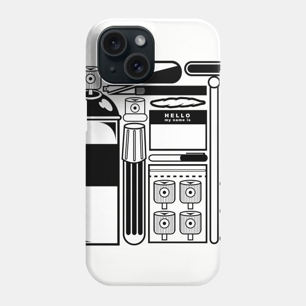 Tools Of The Trade Phone Case by Taylor Lindgren Art