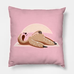 Sleepy Yoga Sloth Pillow