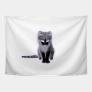 Abstract cat silhouette Tapestry