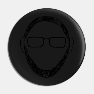 Bearded Glasses Pin