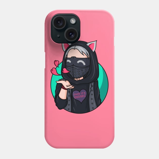 Neko Wrench Phone Case by Purplehate