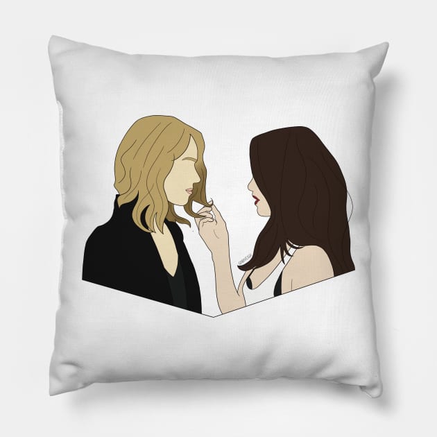 Jean and Sidney Pillow by Gabi Veiga