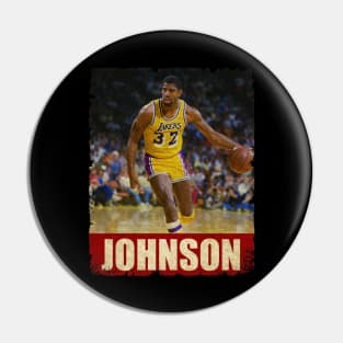 Magic Johnson - RETRO STYLE Pin