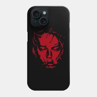 The Face of a Vampire with Scars Phone Case