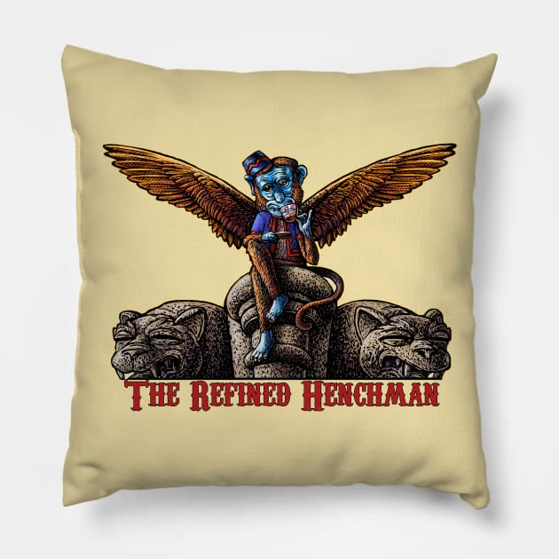 The Refined Henchman Pillow by ChetArt