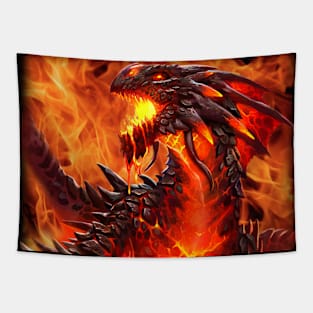 Flames of Destruction Tapestry