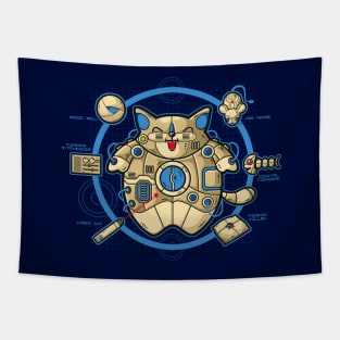 Hi-Tech Cat Tapestry