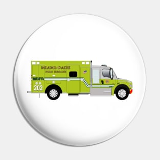 Miami Dade Fire Rescue Ambulance Pin