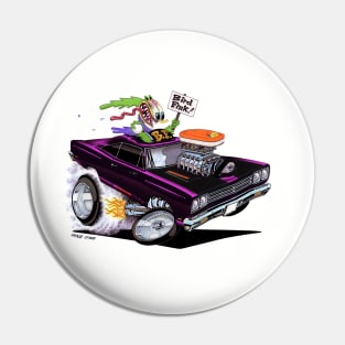 BIRD FINK 1969 Roadrunner plum Pin