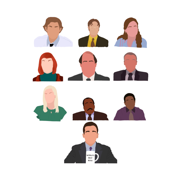 The Office Character Design by JadesCanvas