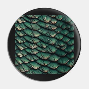 Green Dragon Scales Pin