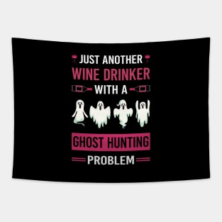 Wine Drinker Ghost Hunting Hunter Paranormal Tapestry