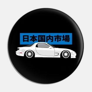 Side View Mazda RX-7 fd Pin