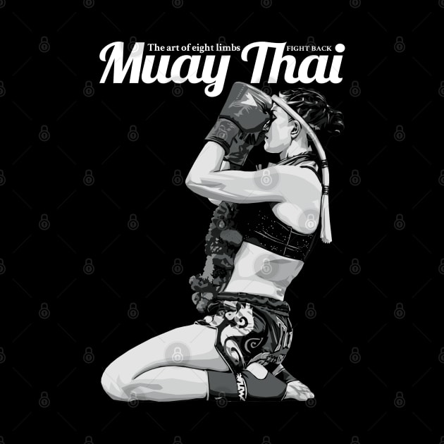 Muay Thai Girl Fight Back by KewaleeTee