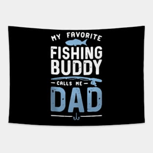 My Favorite Fishing Buddies Call Me Dad Father'S Day Tapestry