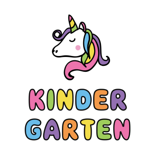 Kindergarten Back To School Unicorn T-Shirt