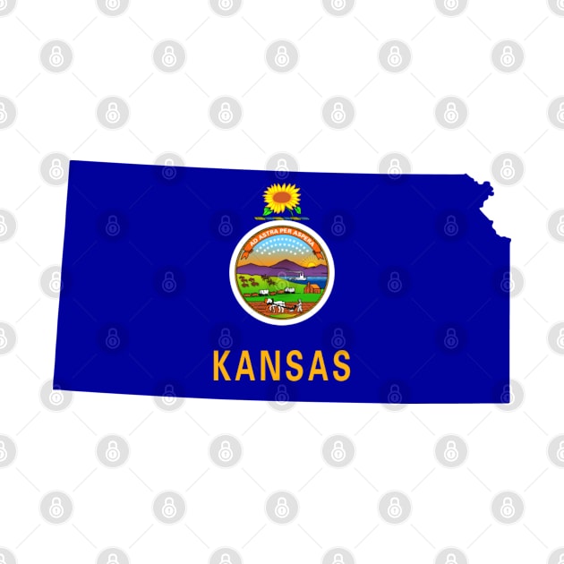 Kansas Map flag by maro_00