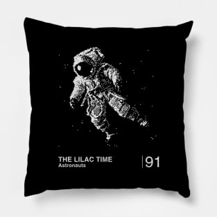 The Lilac Time / Minimalist Graphic Fan Artwork Design Pillow