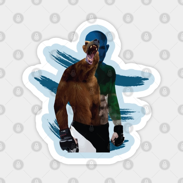 Khabib The Eagle Nurmagomedov - UFC MMA Beast Magnet by Cheel