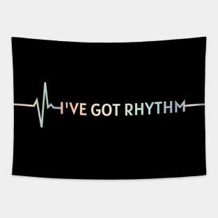 Cardiologists know the rhythm of the heart - rainbow Tapestry