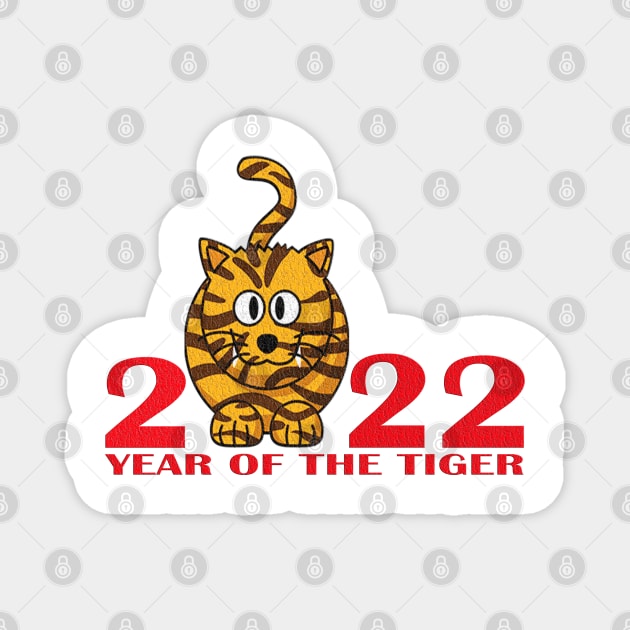 Tiger year Magnet by KINGShut
