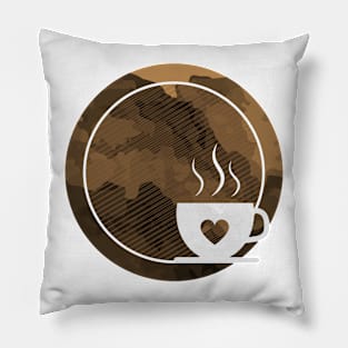 Coffee brings the passion - I love Coffee Pillow