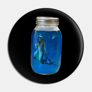 Mermaid in a Jar Pin